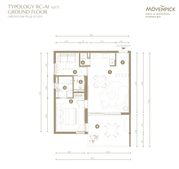 Apartment - Novi Vinodolski, 54.48m2