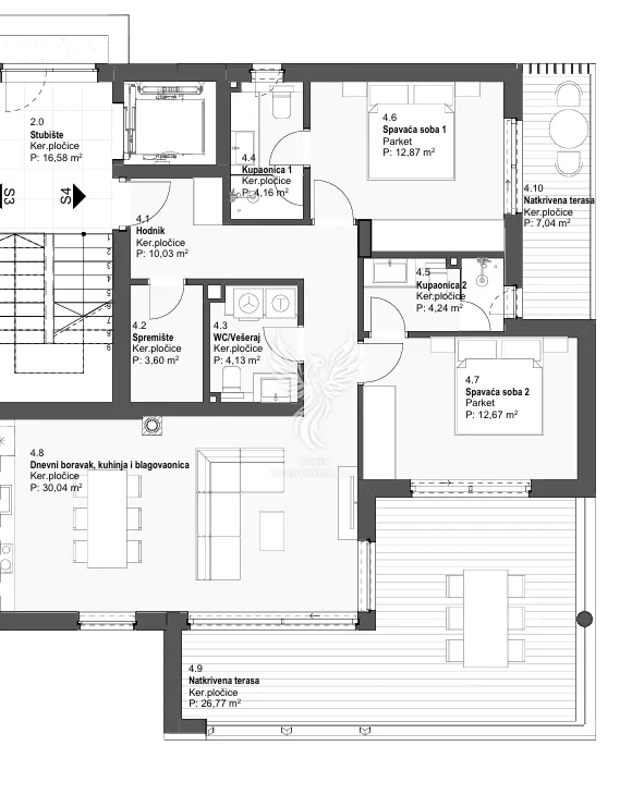 Stan - Tribunj, 101m2
