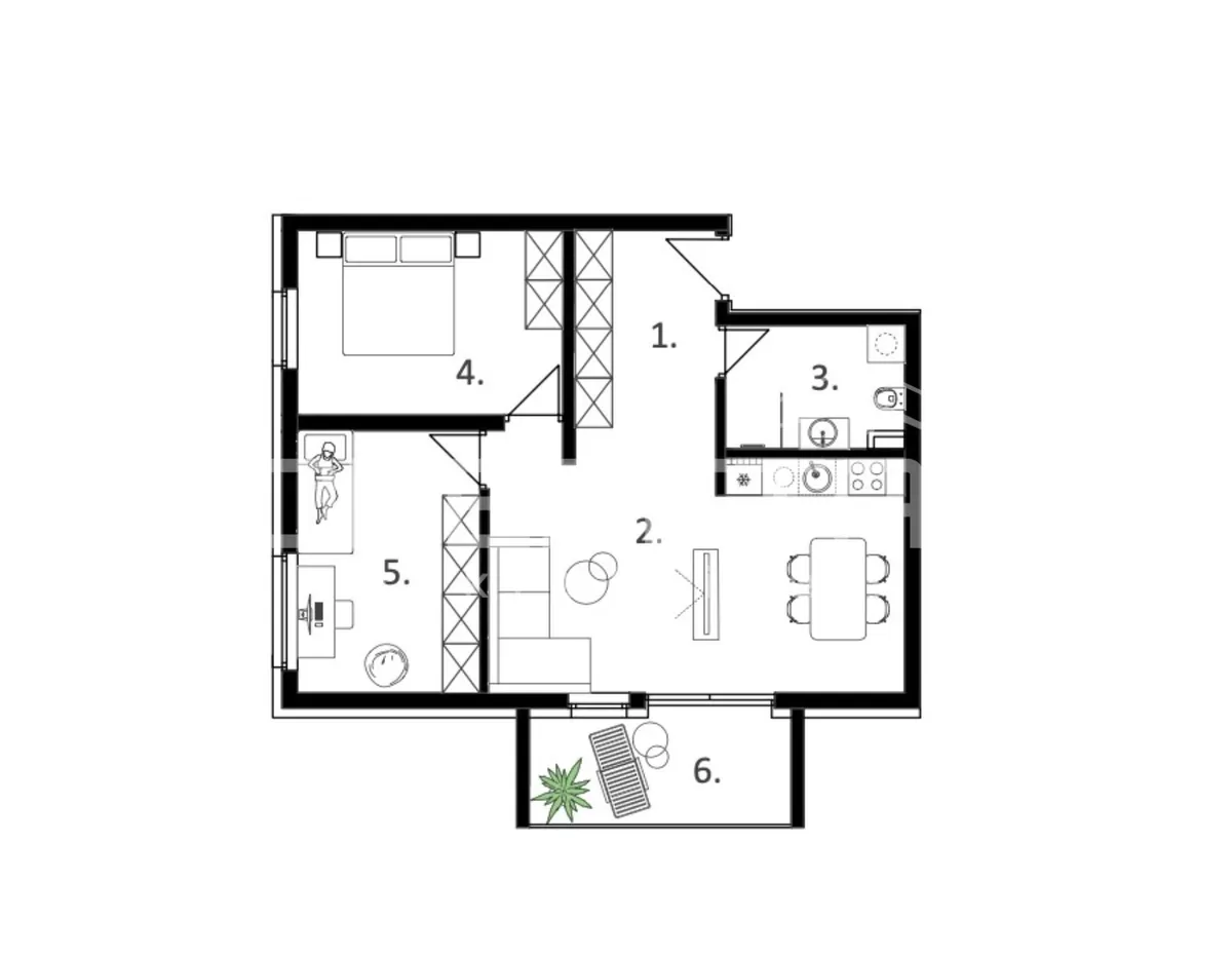 Stan - Sarajevska, Vodice, Vodice, 71m2