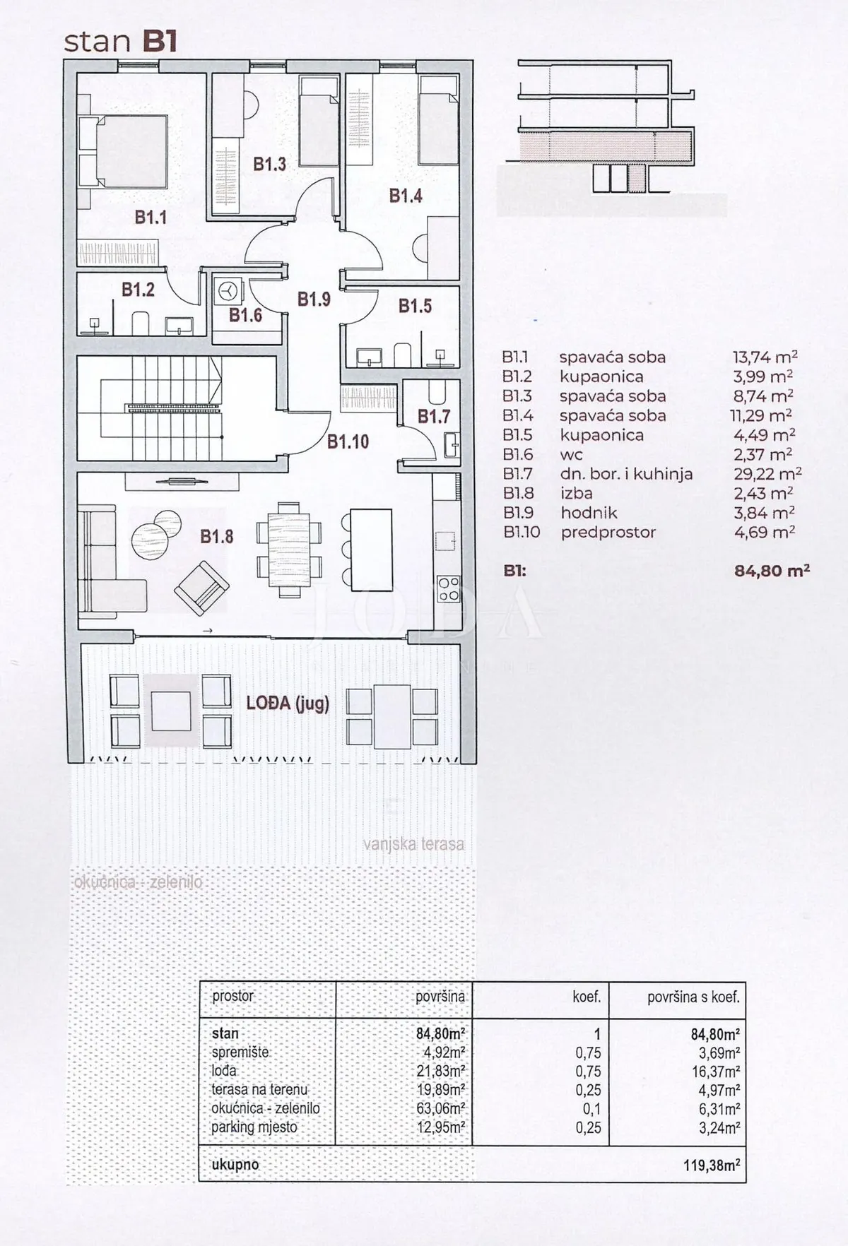 Apartment - Kraljevica, 119.38m2