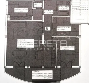 Apartment - Borik, Zadar, Zadar, 98m2