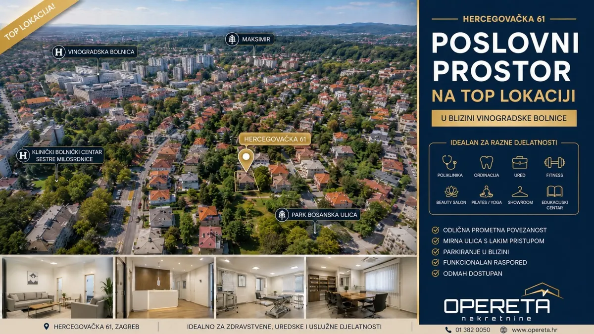 Office - Hercegovačka ulica, Centar, Zagreb, 115m2