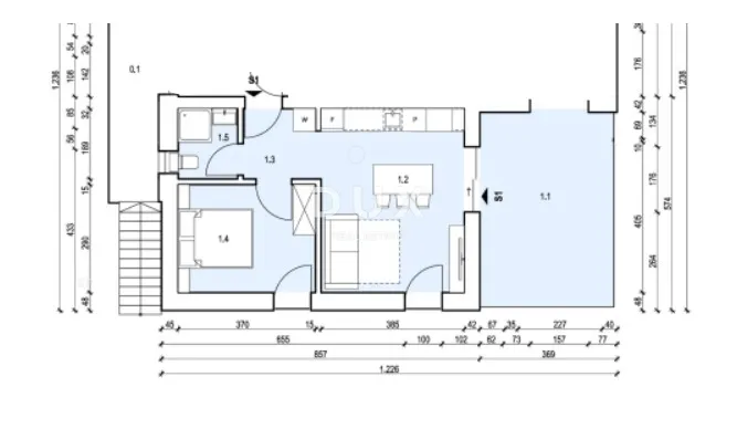 Stan - Malinska-Dubašnica, 55m2