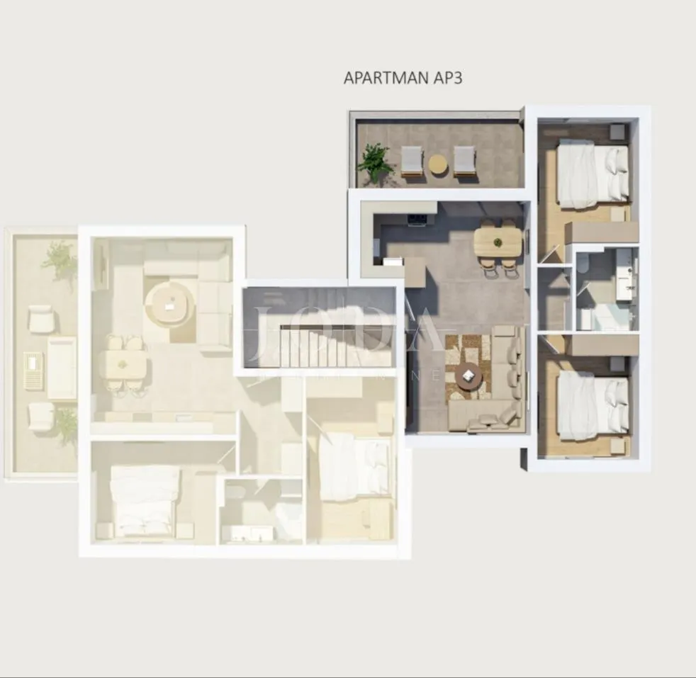 Apartment - Novalja, 62.2m2