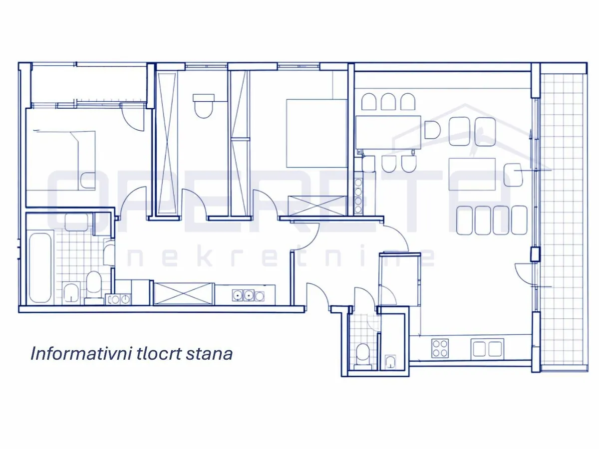 Stan - Bukovačka cesta, Maksimir, Zagreb, 109m2