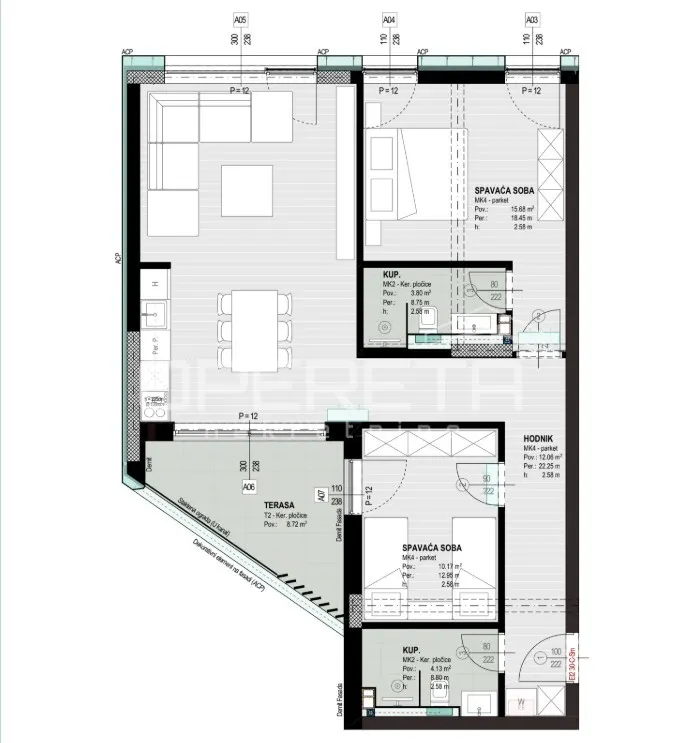 Stan - Umag, Umag, Umag, 78.35m2