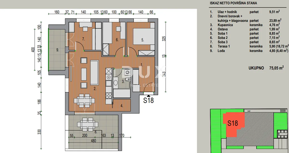 Stan - Dugo Selo, 88.34m2