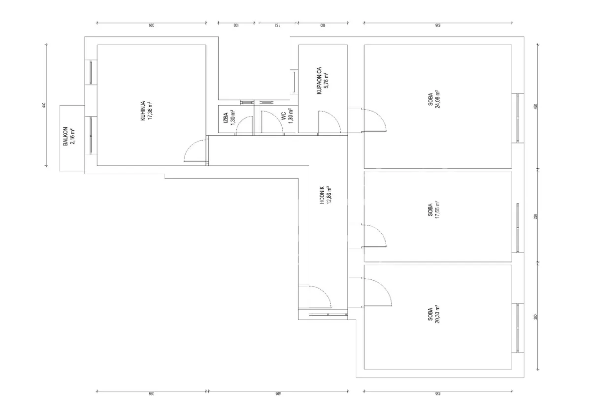 Stan - Kneza Mislava, Centar, Zagreb, 115m2