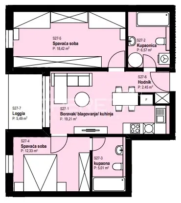 Apartment - II. Struge, Istok, Zagreb, 71m2