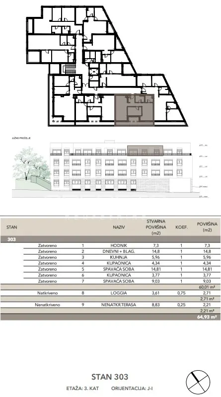 Stan - Kuniščak, Črnomerec, Zagreb, 65m2