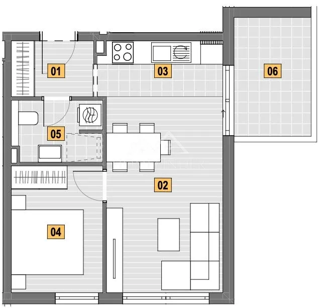 Apartment - Senj, 50.32m2