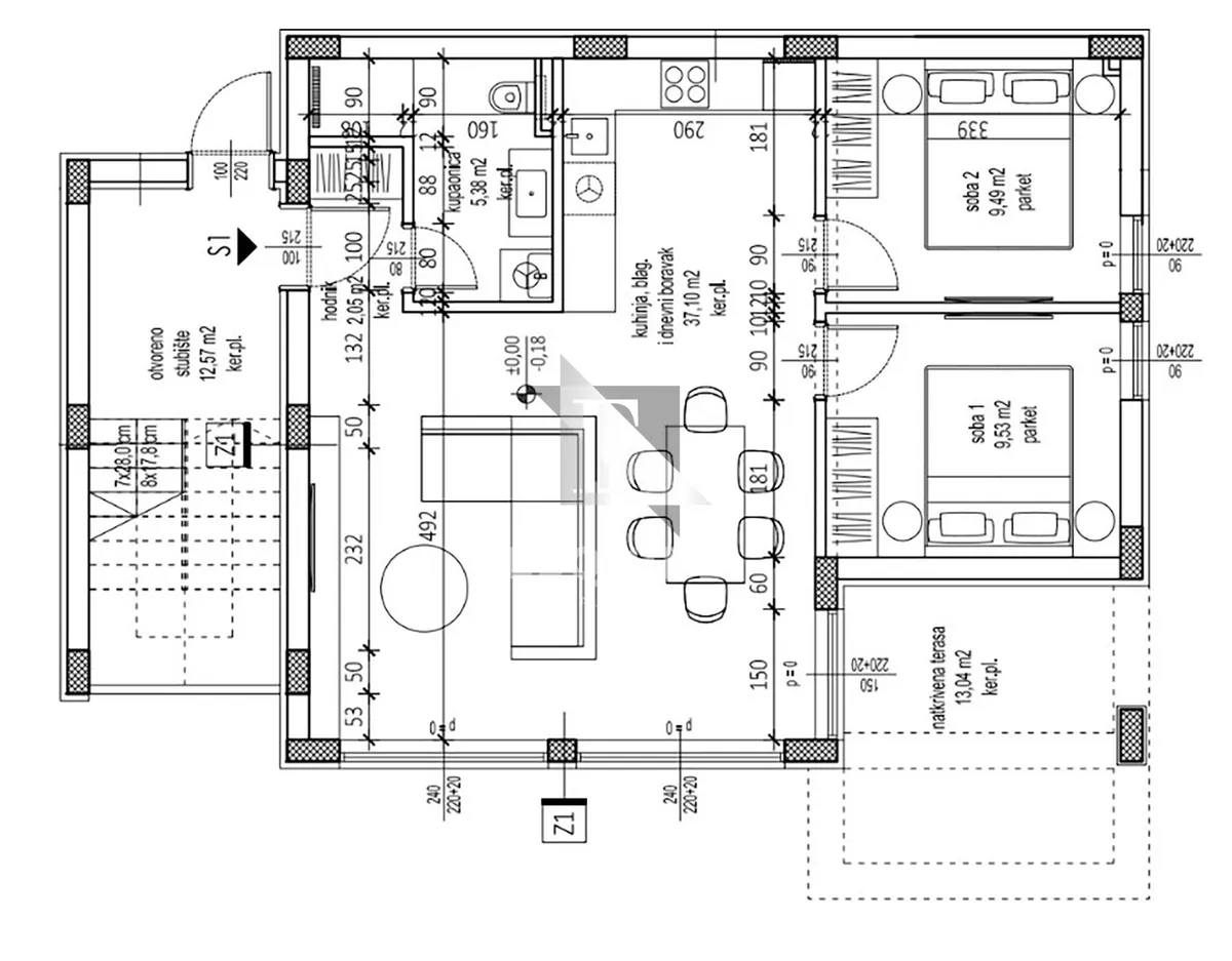 Apartment - Zadar - Okolica, 101.48m2