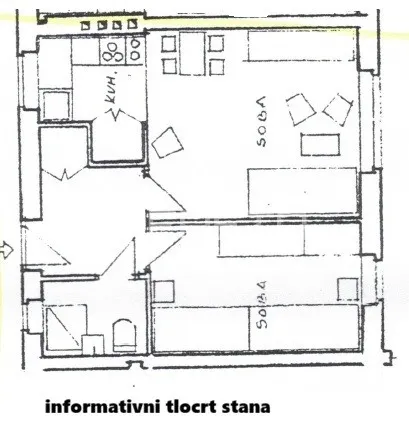 Stan - Vile Velebita, Istok, Zagreb, 35m2