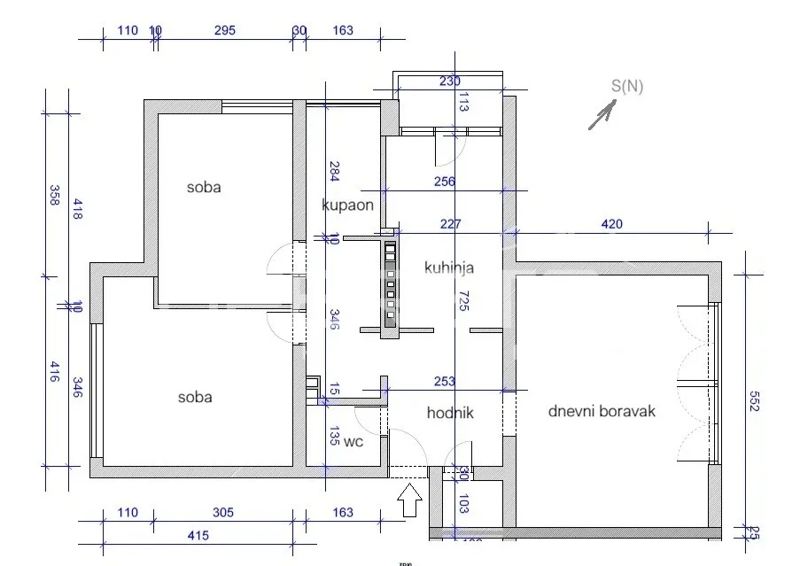 Stan - Bosanska, Centar, Zagreb, 95m2