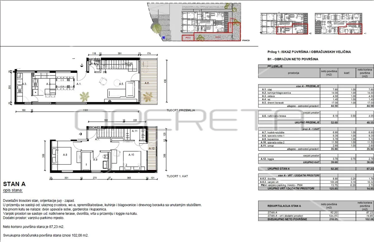 Apartment - Gripole, Rovinj, Rovinj, 102.08m2