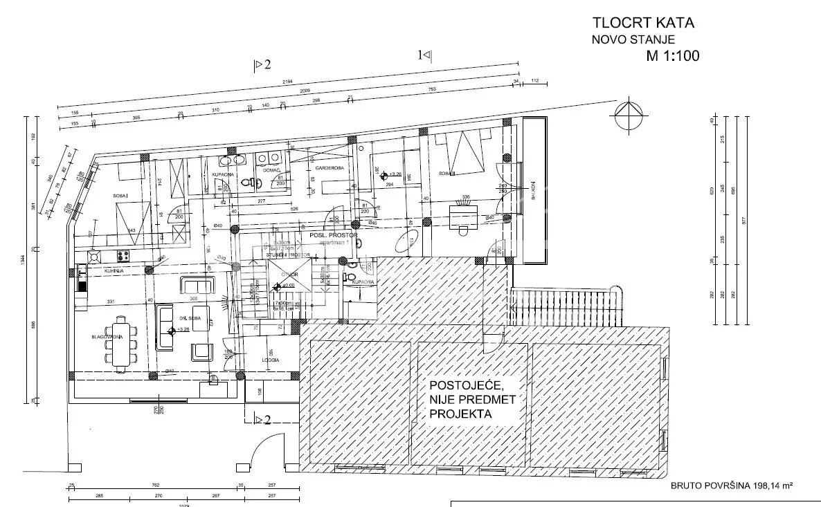Stan - Bakačeva ulica, Varaždin, Varaždin, 120m2