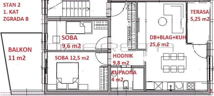 Stan - Velika Gorica - centar, Velika Gorica-Centar, Velika Gorica, 90m2