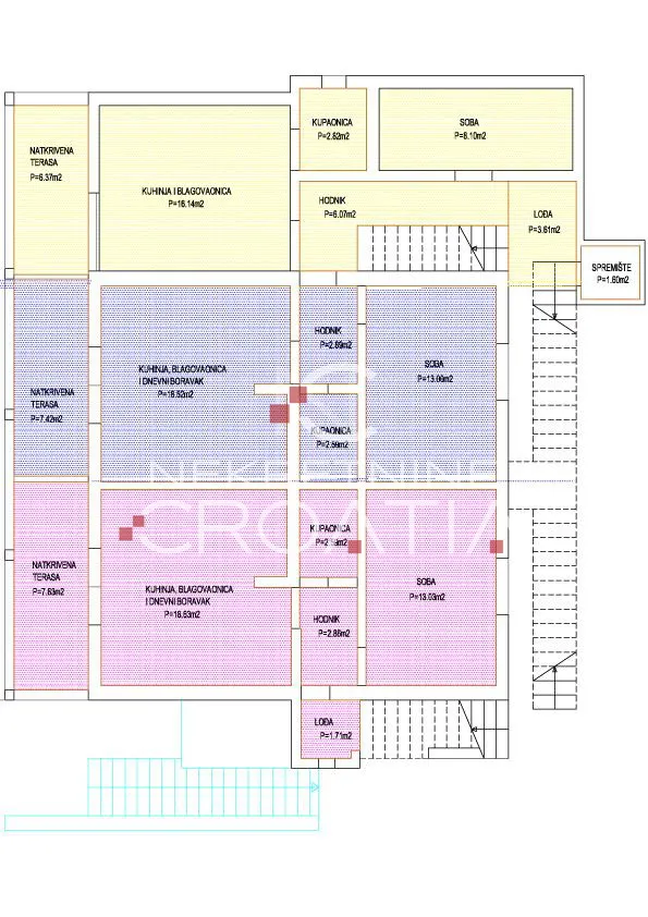 Apartment - Prizna, 136m2