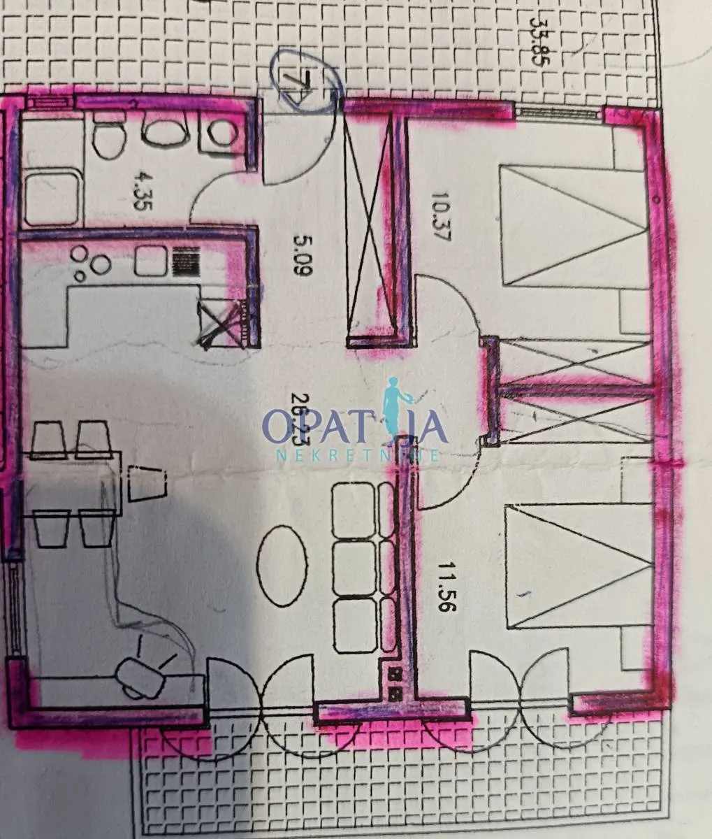 Stan - Opatija, 86.18m2