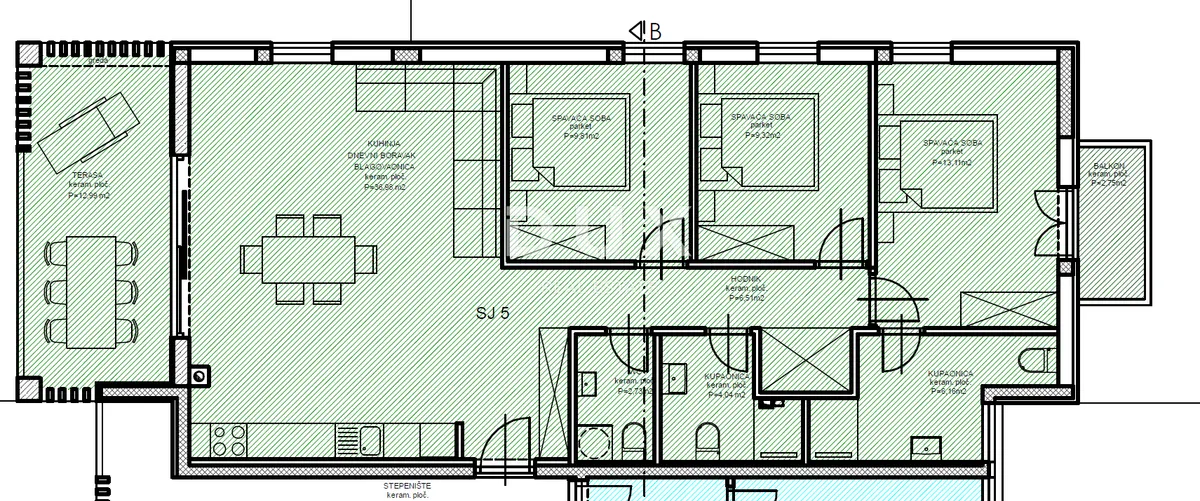 Stan - Vodice, 105m2