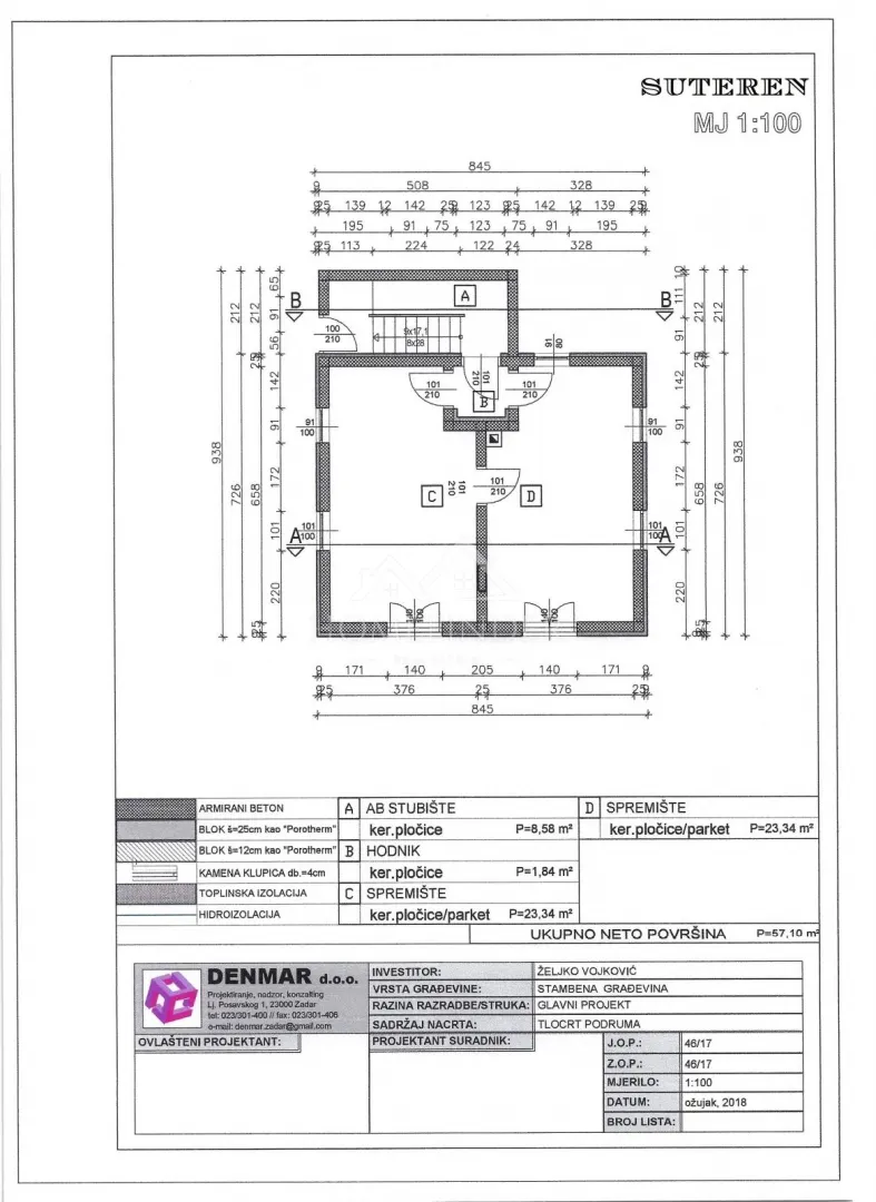 Apartment - Sveti Filip I Jakov, 77.36m2