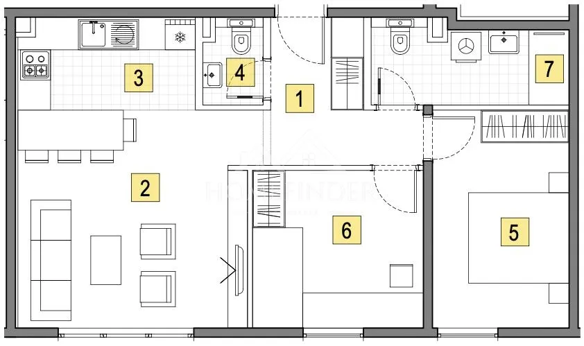 Apartment - Novi Zagreb - Istok, 63.8m2