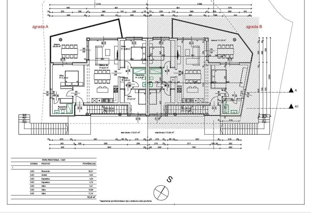 Stan - Punat, 92.22m2