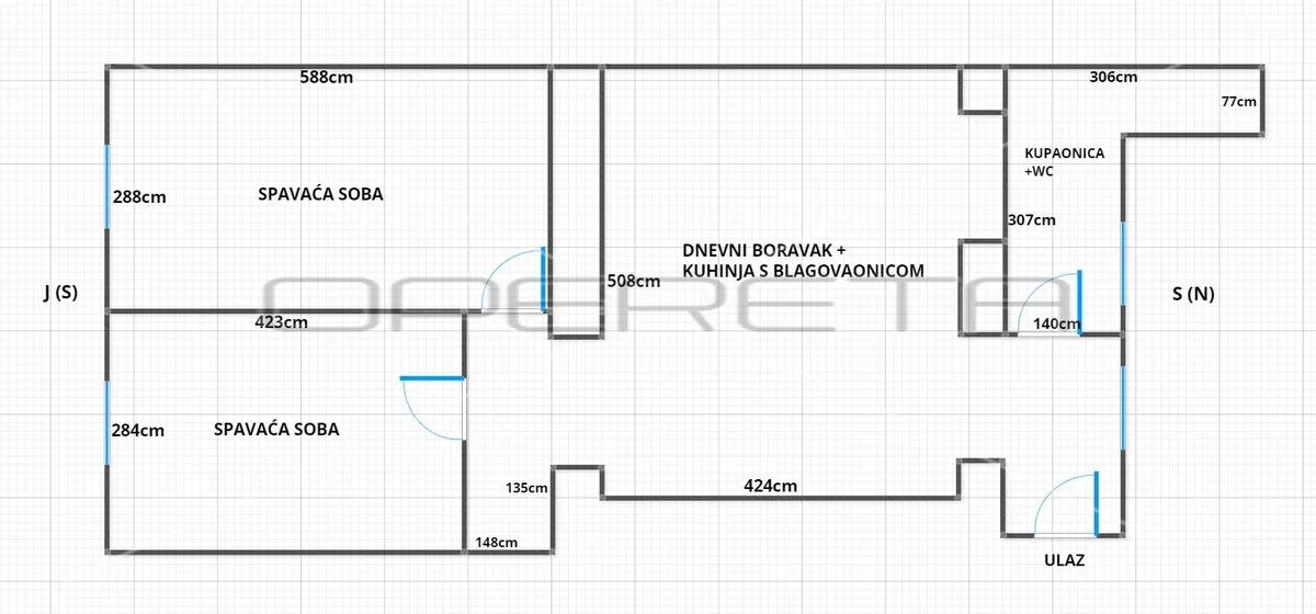 Apartment - Jagićeva, Centar, Zagreb, 77m2