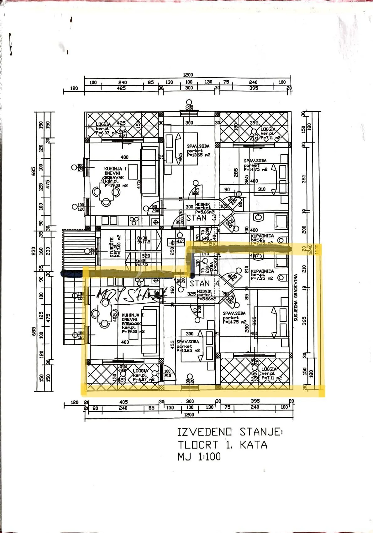 Stan - Crikvenica, 72m2