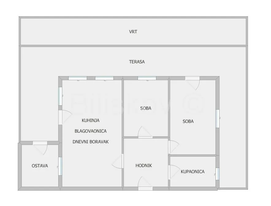 Apartment - Perjavica, Zagreb, 55m2