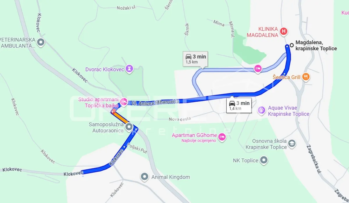 Land - Klokovec, Krapinske toplice, Krapinske Toplice, 640m2