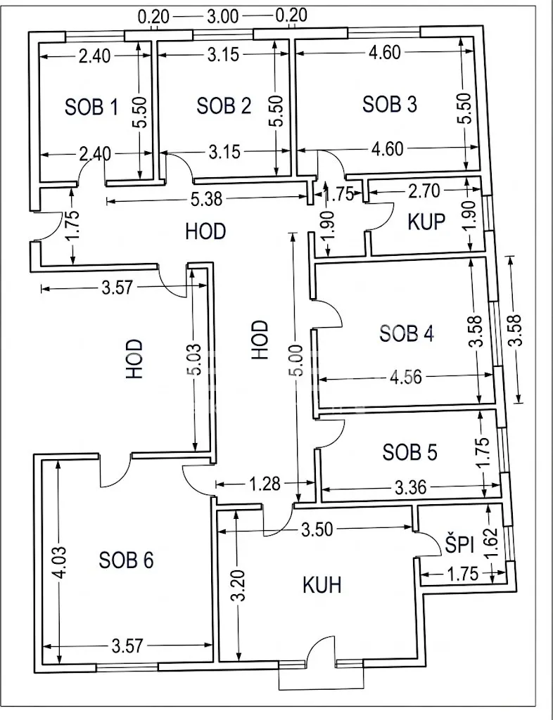 Apartment - Krešimirova, Rijeka, Rijeka, 135.48m2