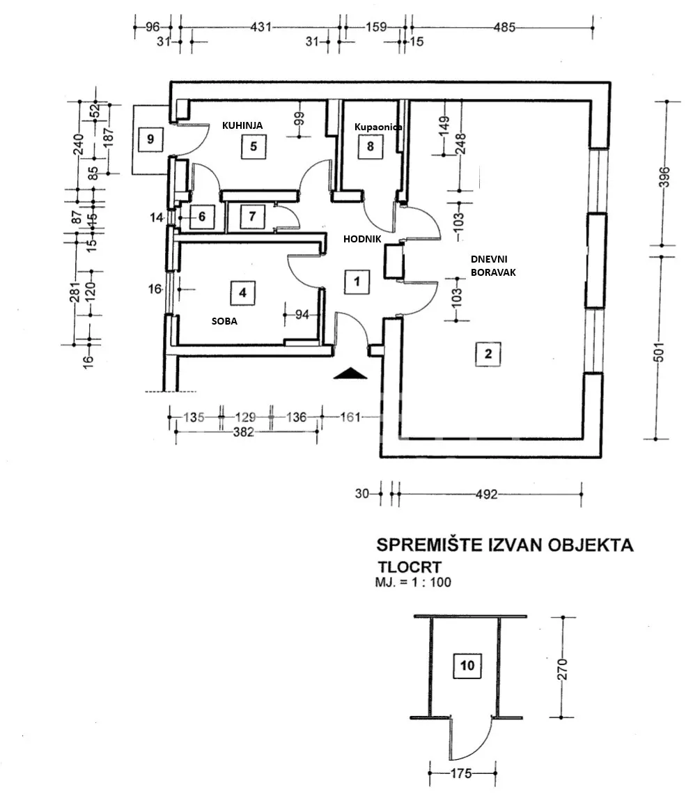 Stan - Plitvička, Trnje, Zagreb, 80m2