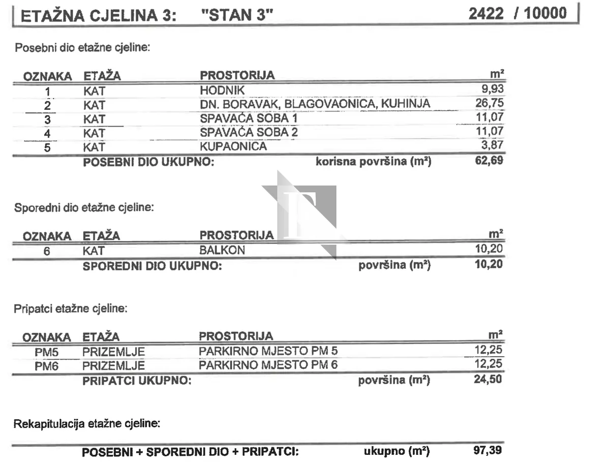 Stan - Zadar - Okolica, 72.69m2