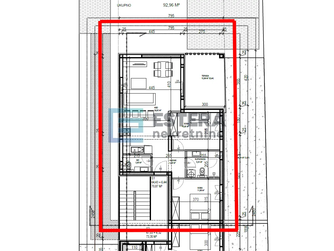 Stan - Sveti Filip i Jakov, 82m2