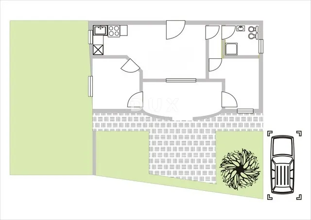 Apartment - Rovinj, 58.2m2