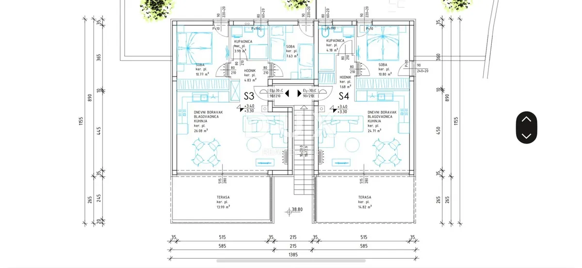 Stan - Jasenice, 47.7m2