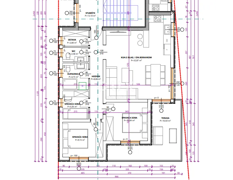 Apartment - Vodice, 84.89m2