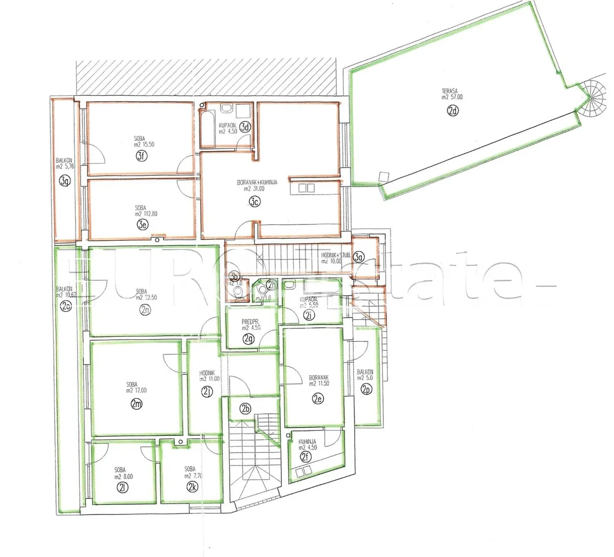 Poslovni Prostor - Trg bana Josipa Jelačića, Mursko Središće, Mursko Središće, Mursko Središće, 1538m2