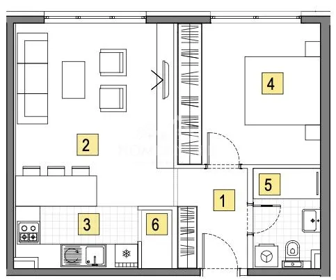 Apartment - Novi Zagreb - Istok, 50.19m2