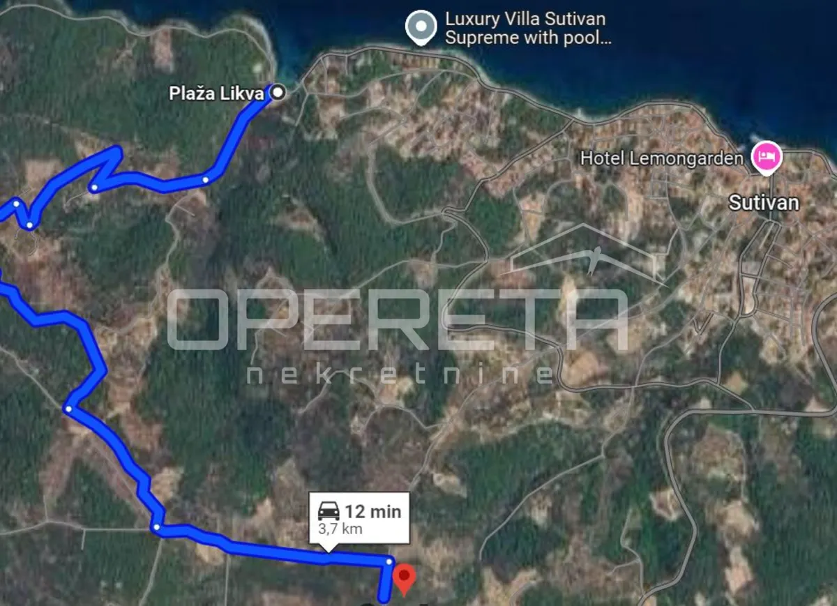Zemljište - Sutivan, Brač, Supetar, 7049m2