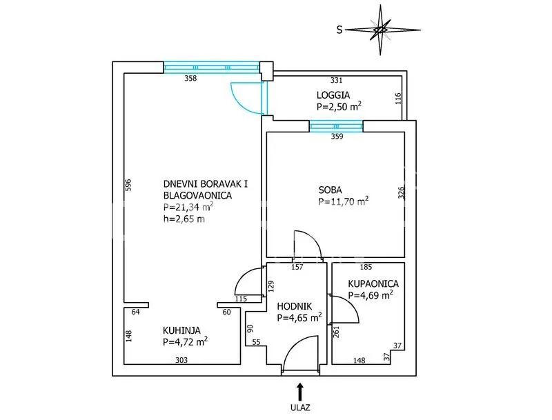 Stan - Huzjanova, Vrapče-Podsused, Zagreb, 50m2