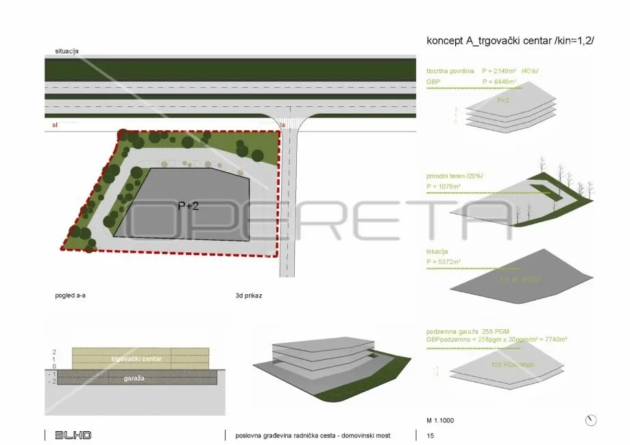 Zemljište - Radnička cesta, Istok, Zagreb, 5372m2