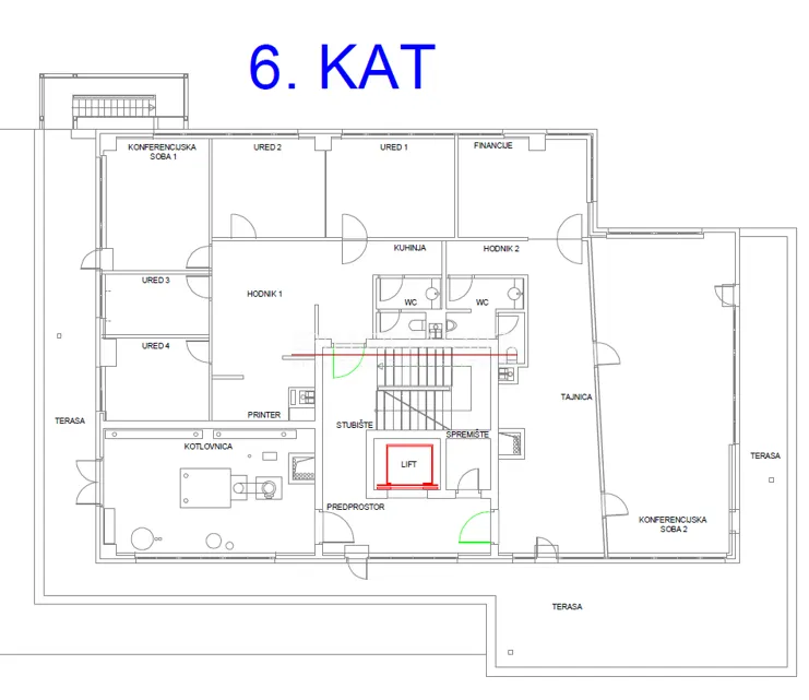 Poslovni Prostor - Donji grad, Zagreb, 287.34m2