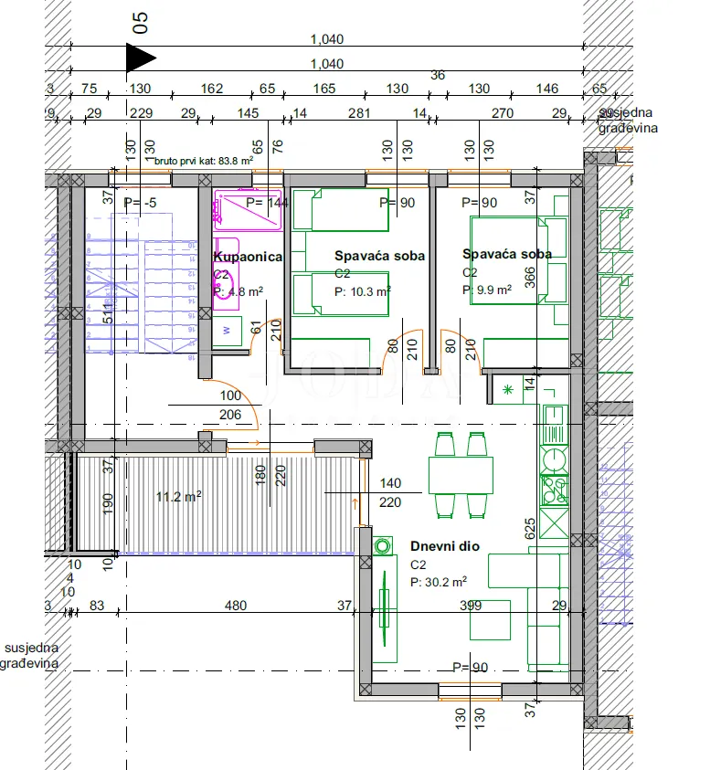 Stan - Vinodolska Općina, 62m2