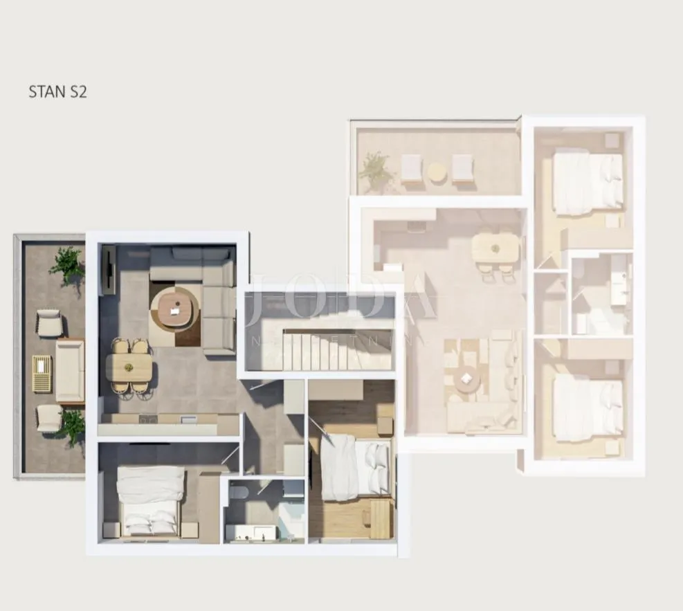 Apartment - Novalja, 73.93m2