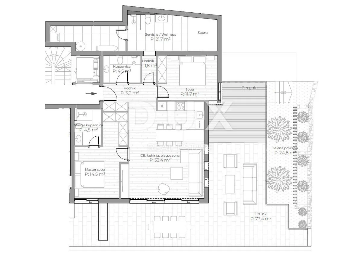 Stan - Opatija, 132m2