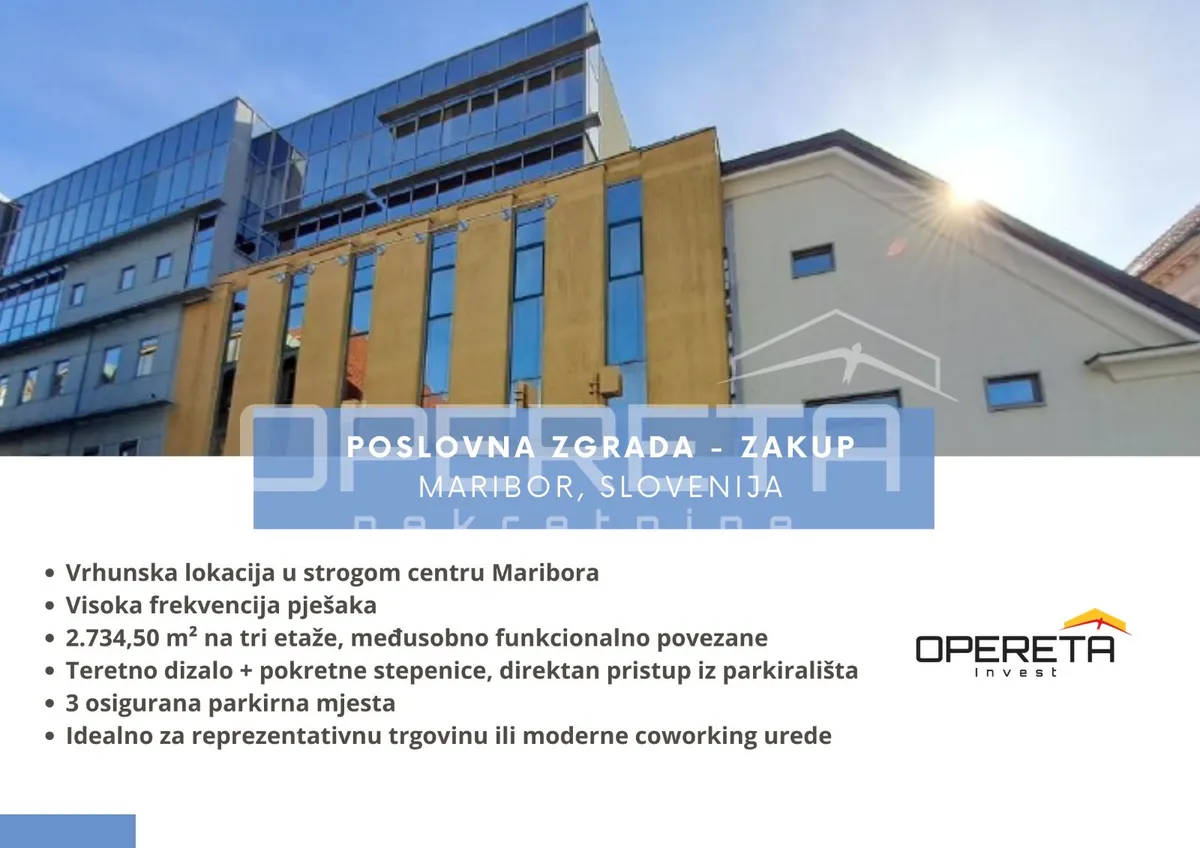 Poslovni Prostor - Centar, Maribor, Maribor, 2734.5m2