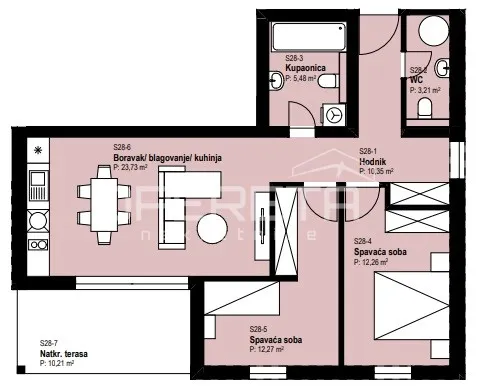 Apartment - II. Struge, Istok, Zagreb, 73m2