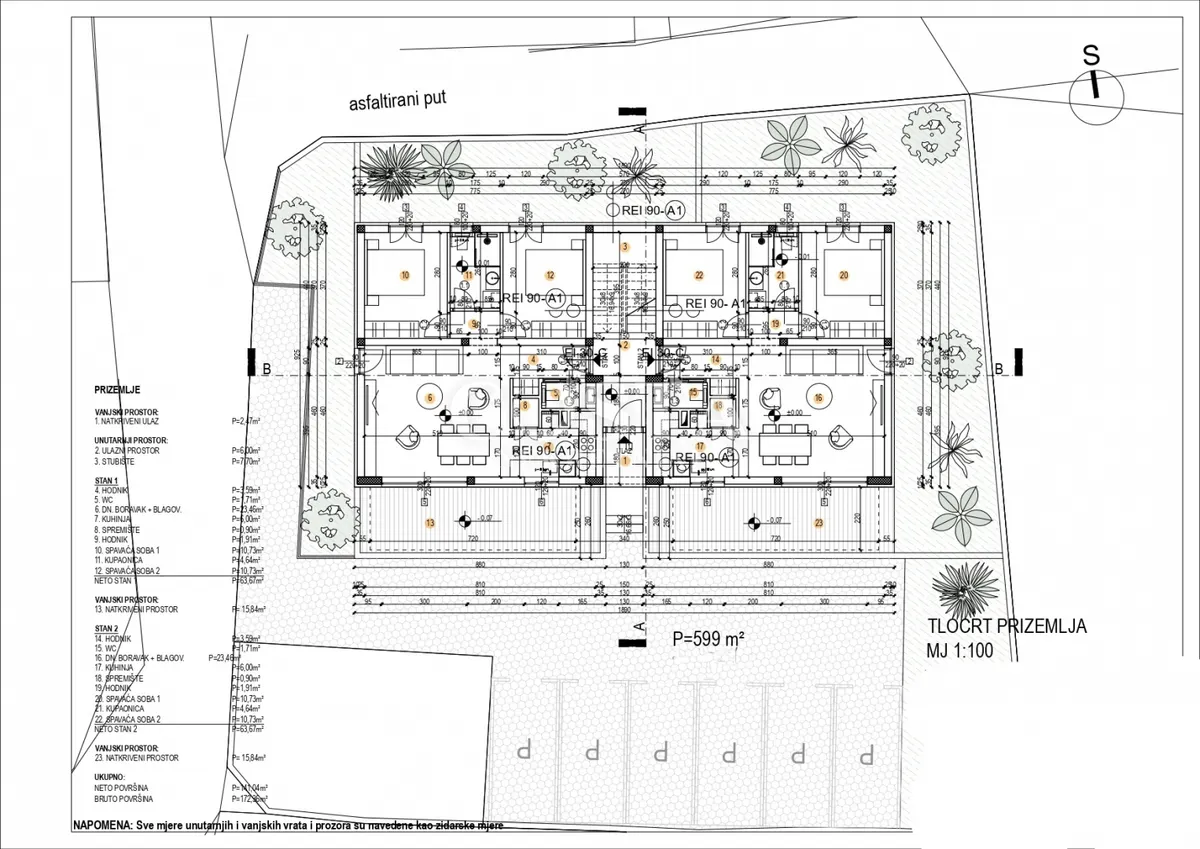 Stan - Rogoznica, 82m2